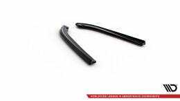 Heck Ansatz Flaps Diffusor passend für Opel Insignia OPC-Line Mk1 schwarz Hochglanz