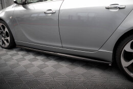 Seitenschweller Ansatz Cup Leisten passend für Opel Insignia OPC-Line Mk1 schwarz Hochglanz