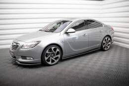Seitenschweller Ansatz Cup Leisten passend für Opel Insignia OPC-Line Mk1 schwarz Hochglanz