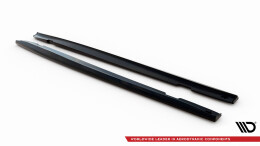 Seitenschweller Ansatz Cup Leisten passend für Opel Insignia OPC-Line Mk1 schwarz Hochglanz