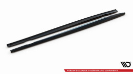 Seitenschweller Ansatz Cup Leisten passend für Opel Insignia OPC-Line Mk1 schwarz Hochglanz