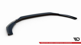 Cup Spoilerlippe Front Ansatz V.1 passend für Audi RS4 B9 Facelift schwarz Hochglanz