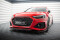Cup Spoilerlippe Front Ansatz V.1 passend für Audi RS4 B9 Facelift schwarz Hochglanz