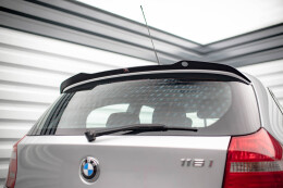 Heck Spoiler Aufsatz Abrisskante V.2 für BMW 1er E81 Facelift schwarz Hochglanz