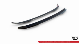 Heck Spoiler Aufsatz Abrisskante V.2 passend für BMW 1er E81 Facelift schwarz Hochglanz