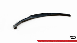 Cup Spoilerlippe Front Ansatz V.1 passend für BMW 1er M-Paket E87 / E81 Facelift schwarz Hochglanz