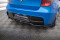 Mittlerer Cup Diffusor Heck Ansatz DTM Look für BMW 1er M-Paket E87 Facelift schwarz Hochglanz