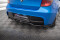 Mittlerer Cup Diffusor Heck Ansatz DTM Look passend für BMW 1er M-Paket E87 Facelift schwarz Hochglanz