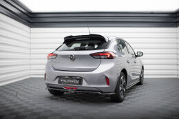 Heck Spoiler Aufsatz Abrisskante für Opel Corsa F ( Mk6) schwarz Hochglanz
