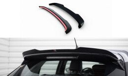 Heck Spoiler Aufsatz Abrisskante passend für Opel Corsa F ( Mk6) schwarz Hochglanz
