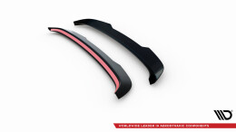 Heck Spoiler Aufsatz Abrisskante passend für Opel Corsa F ( Mk6) schwarz Hochglanz