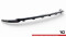 Mittlerer Cup Diffusor Heck Ansatz DTM Look passend für Opel Corsa - e F ( Mk6) schwarz Hochglanz