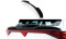 Unterer Heck Spoiler Aufsatz Abrisskante 3D passend für Cupra Formentor Mk1 Facelift schwarz Hochglanz