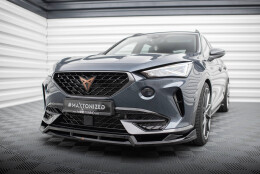 Cup Spoilerlippe Front Ansatz V.4 passend für Cupra Formentor Mk1 schwarz Hochglanz