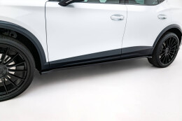 Seitenschweller Ansatz Cup Leisten V.2 passend für Cupra Formentor Mk1 Facelift schwarz Hochglanz