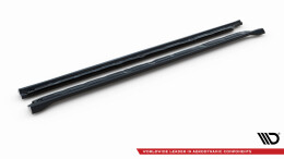 Seitenschweller Ansatz Cup Leisten V.2 passend für Cupra Formentor Mk1 Facelift schwarz Hochglanz