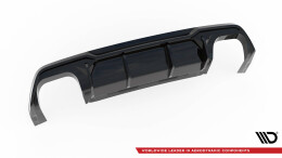 Heck Ansatz Diffusor V.3 passend für Cupra Formentor VZ Mk1 / Mk1 Facelift schwarz Hochglanz