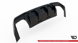 Heck Ansatz Diffusor V.3 passend für Cupra Formentor VZ Mk1 / Mk1 Facelift schwarz Hochglanz