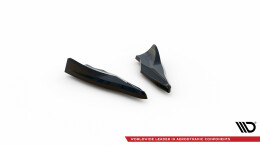 Heck Ansatz Flaps Diffusor V.4 für Cupra Formentor Mk1 schwarz Hochglanz