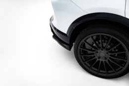 Heck Ansatz Flaps Diffusor V.4 passend für Cupra Formentor Mk1 Facelift schwarz Hochglanz