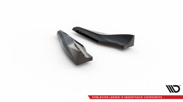 Heck Ansatz Flaps Diffusor V.4 passend für Cupra Formentor Mk1 Facelift schwarz Hochglanz