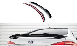 Heck Spoiler Aufsatz Abrisskante für Ford Mondeo Sport Mk5 FL / Fusion Sport Mk2 FL schwarz Hochglanz