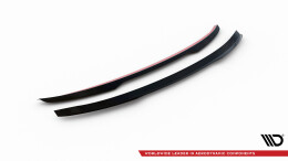 Heck Spoiler Aufsatz Abrisskante für Ford Mondeo Sport Mk5 FL / Fusion Sport Mk2 FL schwarz Hochglanz