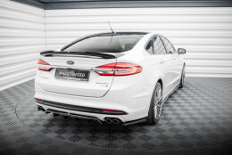 Heck Spoiler Aufsatz Abrisskante passend für Ford Mondeo Sport Mk5 Facelift / Fusion Sport Mk2 Facelift schwarz Hochglanz