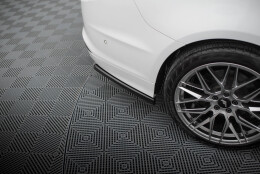 Heck Ansatz Flaps Diffusor passend für Ford Mondeo Sport Mk5 Facelift / Fusion Sport Mk2 Facelift schwarz Hochglanz