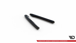 Heck Ansatz Flaps Diffusor passend für Ford Mondeo Sport Mk5 Facelift / Fusion Sport Mk2 Facelift schwarz Hochglanz