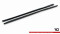 Seitenschweller Ansatz Cup Leisten passend für Ford Mondeo Sport Mk5 Facelift / Fusion Sport Mk2 Facelift schwarz Hochglanz