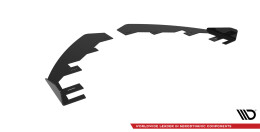 Front Stoßstange Flaps für Ford Mondeo Sport Mk5 Facelift / Fusion Sport Mk2 Facelift schwarz Hochglanz