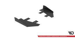 Hintere Seiten Flaps für Ford Mondeo Sport Mk5 Facelift / Fusion Sport Mk2 Facelift schwarz Hochglanz