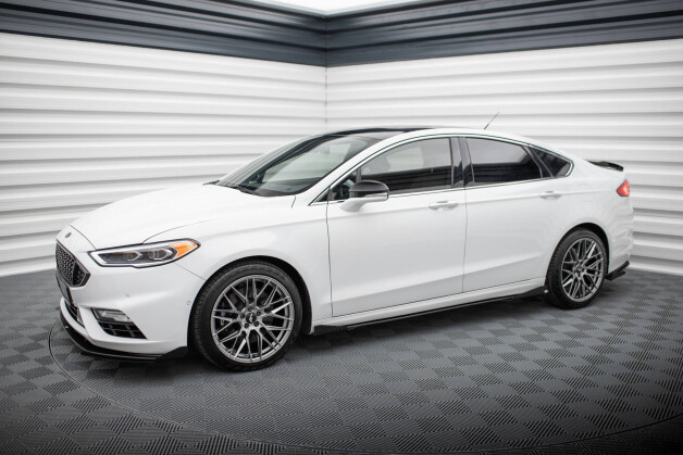 Seitenschweller Flaps für Ford Mondeo Sport Mk5 Facelift / Fusion Sport Mk2 Facelift schwarz Hochglanz