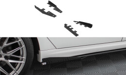 Seitenschweller Flaps für Ford Mondeo Sport Mk5 Facelift / Fusion Sport Mk2 Facelift schwarz Hochglanz