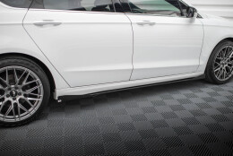 Seitenschweller Flaps für Ford Mondeo Sport Mk5 Facelift / Fusion Sport Mk2 Facelift schwarz Hochglanz