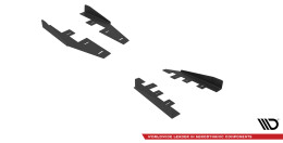 Seitenschweller Flaps für Ford Mondeo Sport Mk5 Facelift / Fusion Sport Mk2 Facelift schwarz Hochglanz