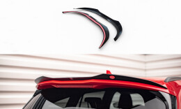 Heck Spoiler Aufsatz Abrisskante V.2 passend für Ford Focus Kombi ST-Line Mk4 schwarz Hochglanz
