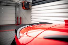Heck Spoiler Aufsatz Abrisskante V.2 passend für Ford Focus Kombi ST-Line Mk4 schwarz Hochglanz