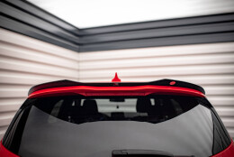 Heck Spoiler Aufsatz Abrisskante V.2 passend für Ford Focus Kombi ST-Line Mk4 schwarz Hochglanz