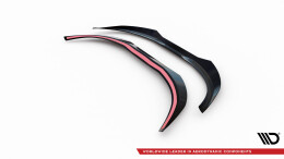 Heck Spoiler Aufsatz Abrisskante V.2 passend für Ford Focus Kombi ST-Line Mk4 schwarz Hochglanz