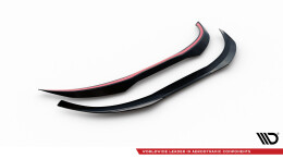 Heck Spoiler Aufsatz Abrisskante V.2 passend für Ford Focus Kombi ST-Line Mk4 schwarz Hochglanz
