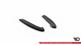 Heck Ansatz Flaps Diffusor V.5 passend für Ford Focus Kombi ST Mk4 schwarz Hochglanz