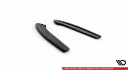 Heck Ansatz Flaps Diffusor V.5 passend für Ford Focus Kombi ST Mk4 schwarz Hochglanz
