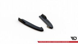 Heck Ansatz Flaps Diffusor V.6 für Ford Focus Kombi ST-Line Mk4 schwarz Hochglanz
