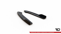 Street+ Heck Ansatz Flaps V.6 passend für Ford Focus Kombi ST Mk4 schwarz Hochglanz