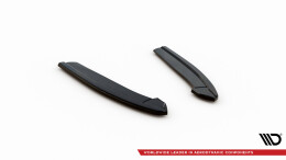 Heck Ansatz Flaps Diffusor V.7 passend für Ford Focus Kombi ST Mk4 schwarz Hochglanz