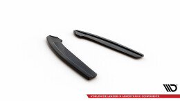 Street+ Heck Ansatz Flaps V.7 passend für Ford Focus Kombi ST Mk4 schwarz Hochglanz