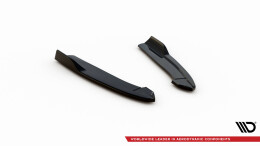 Heck Ansatz Flaps Diffusor V.8 passend für Ford Focus Kombi ST Mk4 schwarz Hochglanz