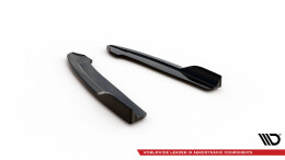 Heck Ansatz Flaps Diffusor V.8 passend für Ford Focus Kombi ST Mk4 schwarz Hochglanz